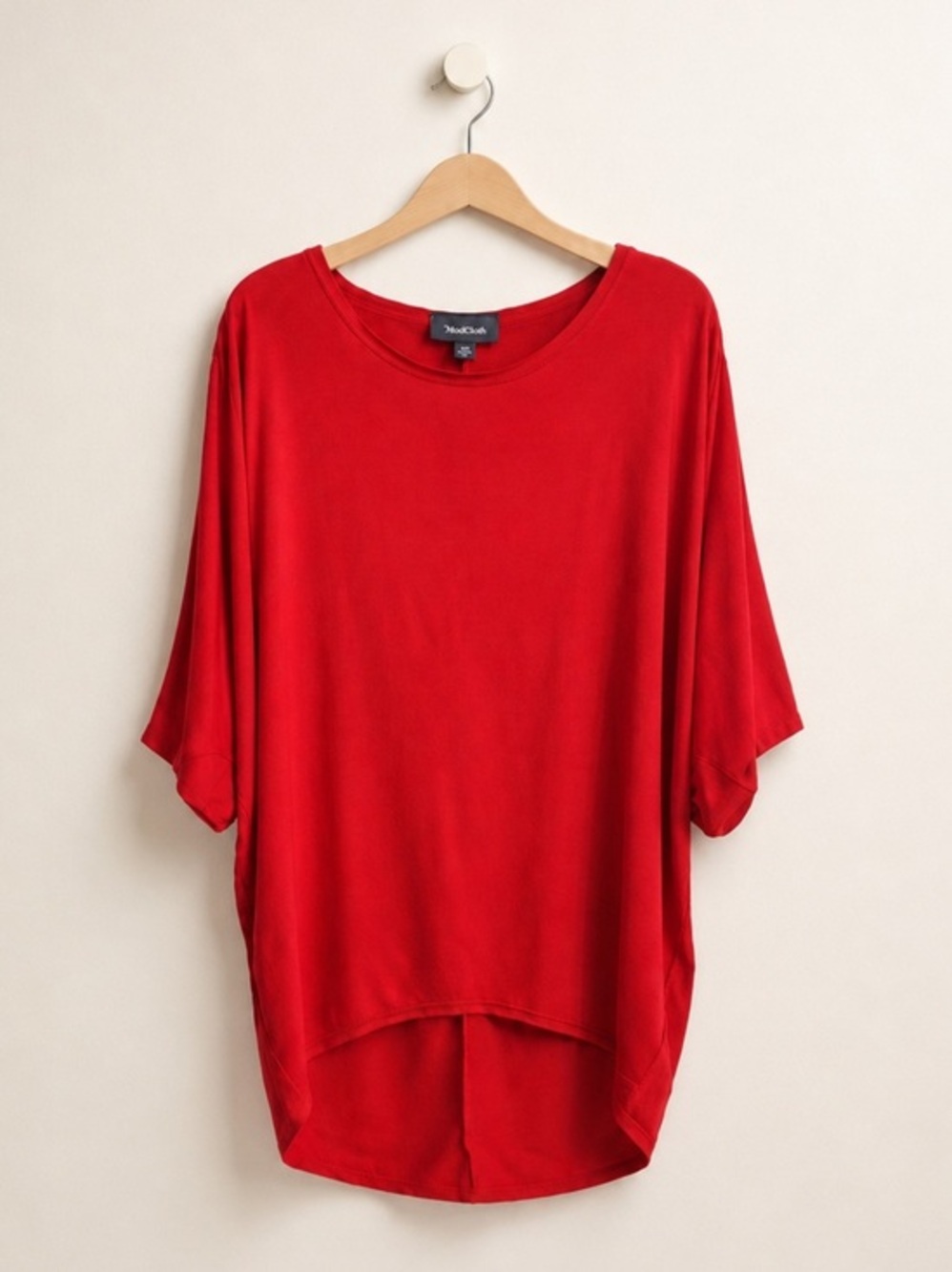 ModCloth Red Dolman Sleeve Top Size XS